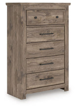 Load image into Gallery viewer, Rusticott - Five Drawer Chest - Brown
