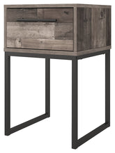 Load image into Gallery viewer, Neilsville - One Drawer Night Stand - Black / Gray
