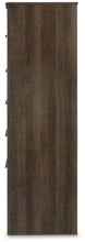 Load image into Gallery viewer, Juararo - Five Drawer Chest - Dark Brown
