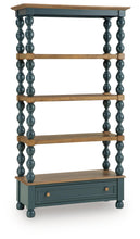 Load image into Gallery viewer, Finnworth - Bookcase - Blue / Brown
