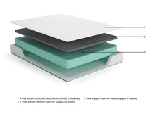 Load image into Gallery viewer, Chime 8 Inch Memory Foam - Medium Memory Foam Mattress
