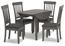 Load image into Gallery viewer, Shullden - Round Drm Drop Leaf Table - Gray
