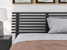 Load image into Gallery viewer, Danziar - Full Slat Panel Bed With Low Footboard - Black
