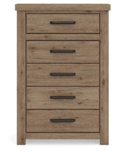 Load image into Gallery viewer, Oliandon - Five Drawer Chest - Light Brown
