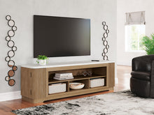 Load image into Gallery viewer, Camdill - XL TV Stand With Fireplace Option - Light Brown
