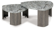 Load image into Gallery viewer, Surmour - Stacked Cocktail Table - Gray / Brown
