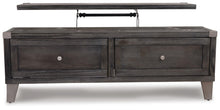 Load image into Gallery viewer, Todoe - Lift Top Cocktail Table - Dark Gray
