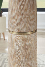 Load image into Gallery viewer, Gasparleigh - Poly Floor Lamp - Brown / Gold Finish
