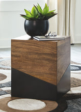 Load image into Gallery viewer, Trailbend - Accent Table - Brown / Gunmetal
