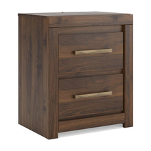 Load image into Gallery viewer, Janfyn - Two Drawer Night Stand - Brown

