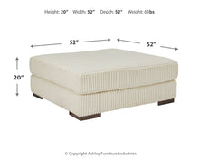 Load image into Gallery viewer, Lindyn - Oversized Accent Ottoman
