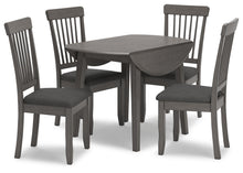 Load image into Gallery viewer, Shullden - Round Drm Drop Leaf Table - Gray
