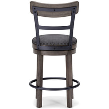 Load image into Gallery viewer, Caitbrook - UPH Swivel Barstool  - Gray
