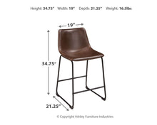 Load image into Gallery viewer, Centiar - Upholstered Barstool (Set of 2)
