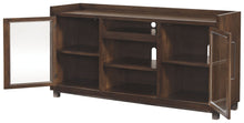 Load image into Gallery viewer, Starmore - 70" TV Stand With Glass/Stone Fireplace Insert - Brown
