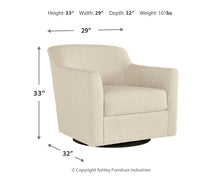 Load image into Gallery viewer, Bradney - Swivel Accent Chair
