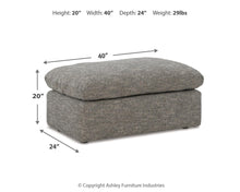 Load image into Gallery viewer, Dramatic - Ottoman - Granite
