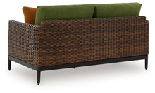 Load image into Gallery viewer, Horizon Hall - Loveseat With Cushion - Brown / Green
