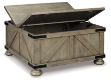 Load image into Gallery viewer, Aldwin - Cocktail Table With Storage - Square - Gray

