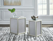Load image into Gallery viewer, Traleena - Nesting End Tables (Set of 2) - Silver Finish
