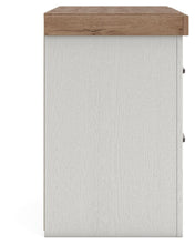Load image into Gallery viewer, Savonport - Two Drawer Night Stand - White / Brown
