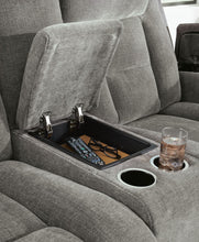 Load image into Gallery viewer, Mixed Motion - Power Reclining Loveseat With Console / Adjustable Headrest
