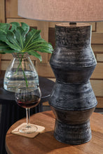 Load image into Gallery viewer, Kerbert - Terracotta Table Lamp - Distressed Black
