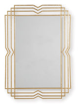 Load image into Gallery viewer, Claybrook - Accent Mirror - Gold Finish
