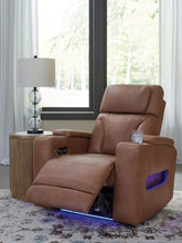 Load image into Gallery viewer, Clean-Slate - Power Recliner / Adj Headrest - Caramel
