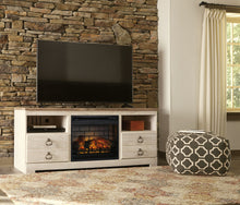 Load image into Gallery viewer, Willowton - TV Stand With Fireplace Option
