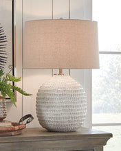 Load image into Gallery viewer, Jamon - Ceramic Table Lamp  - Beige
