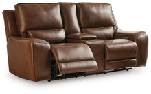 Load image into Gallery viewer, DeepWakes - Power Reclining Loveseat / Console / Adjustable Headrest
