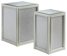 Load image into Gallery viewer, Traleena - Nesting End Tables (Set of 2) - Silver Finish
