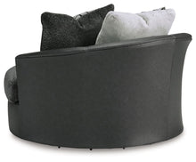Load image into Gallery viewer, Brixley Pier - Oversized Swivel Accent Chair - Graphite
