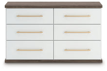 Load image into Gallery viewer, Kendanport - 3 Pc. - Dresser And 2 Nightstands - Brown / White
