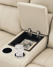 Load image into Gallery viewer, Dahlmoore - Dbl Power Reclining Loveseat With Console - Almond
