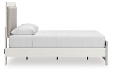 Load image into Gallery viewer, Zuraleus - Upholstered Panel Platform Bed With Roll Slats
