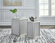 Load image into Gallery viewer, Traleena - Nesting End Tables (Set of 2) - Silver Finish
