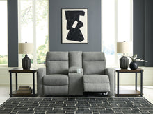 Load image into Gallery viewer, Gauntlet - Double Recline Loveseat With Console - Sterling
