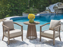 Load image into Gallery viewer, Joy Lagoon - Outdoor Chairs With Cushions/Table (Set of 3) - Beige
