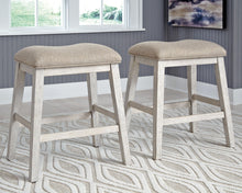Load image into Gallery viewer, Skempton - Upholstered Stool (Set of 2) - White
