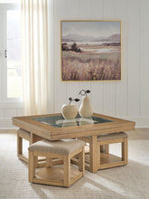 Load image into Gallery viewer, Wittenmyer - Cocktail Table With 4 Stools (Set of 5) - Natural / Black
