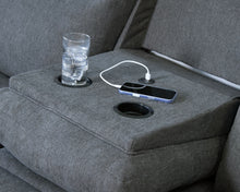 Load image into Gallery viewer, Side-Swipe - Reclining Sofa With Drop Down Table
