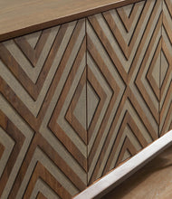 Load image into Gallery viewer, Dreggan - Accent Cabinet - Brown / Gold Finish
