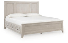 Load image into Gallery viewer, Darbonton - King Panel Storage Bed - Dove White
