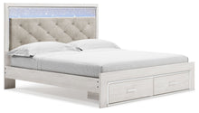 Load image into Gallery viewer, Altyra - King Upholstered Storage Bed - White
