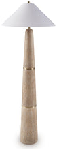 Load image into Gallery viewer, Gasparleigh - Poly Floor Lamp - Brown / Gold Finish
