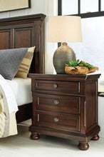 Load image into Gallery viewer, Porter - Two Drawer Night Stand - Dark Brown
