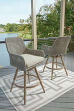 Load image into Gallery viewer, Seton Creek - Barstool With Cushion (Set of 2) - Beige / Gray
