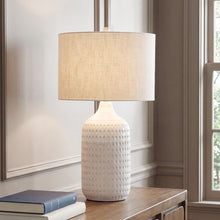 Load image into Gallery viewer, Capwich - Ceramic Table Lamp - Beige / White
